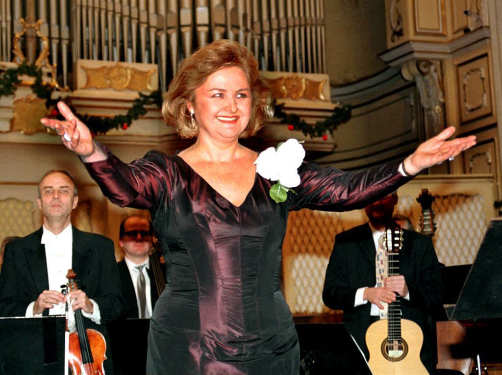 Edita Gruberová sa 13.decembra 1998 predstavila...