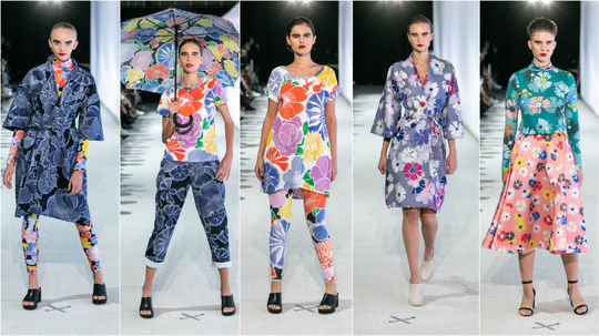 Modelky na prehliadke Bloom dizajnérky Lenky...