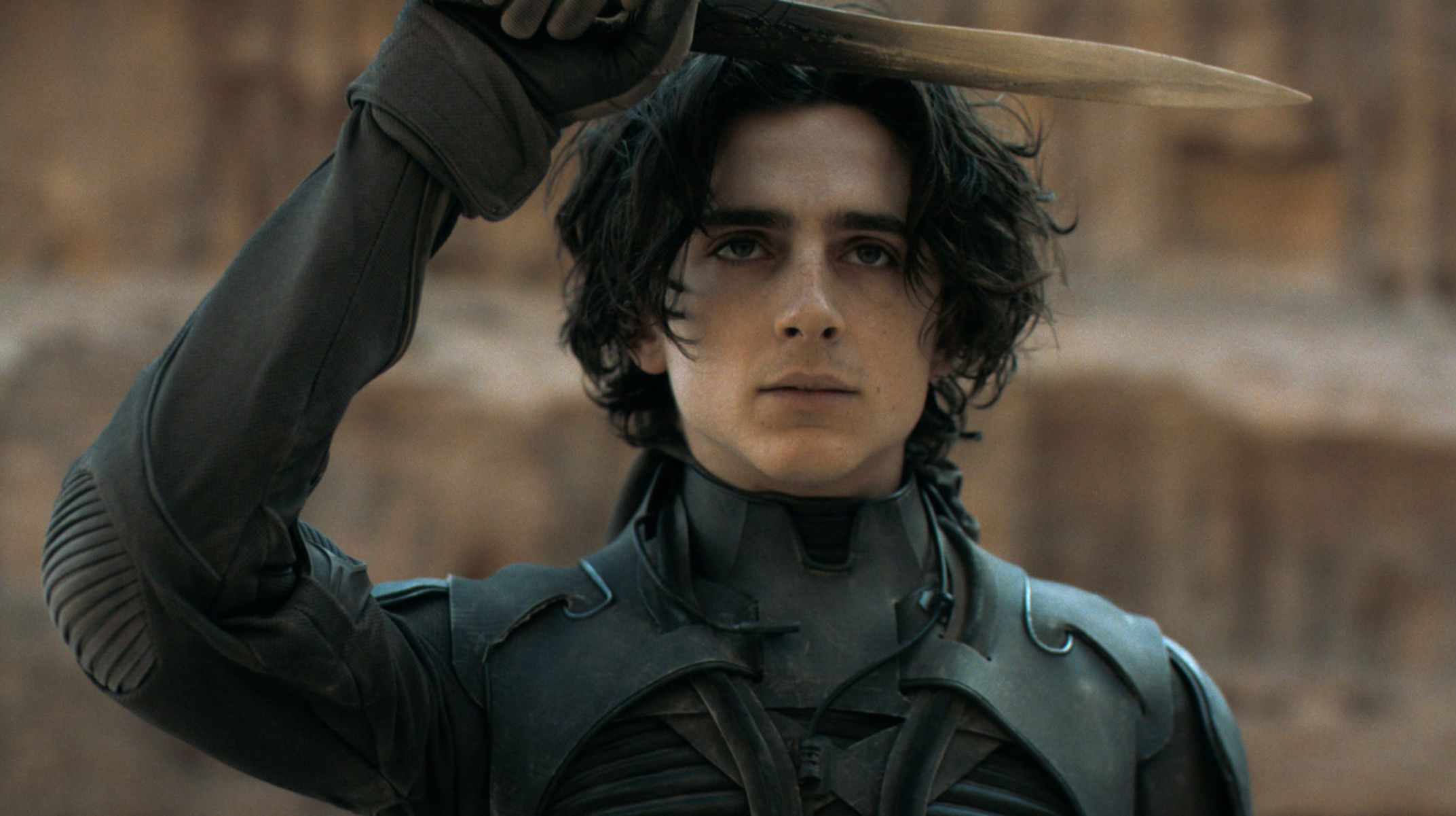 Timothée Chalamet ako Paul Atreides vo filme...
