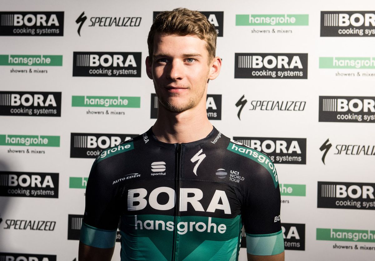 Erik Baška porte toujours le maillot Bora-Hansgrohe.