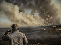 Sýria boje farma požiare