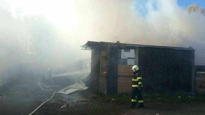 Liptovský Mikuláš Hlboké požiar dym osada