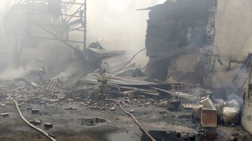 Rusko továreň výbušniny výroba požiar obete