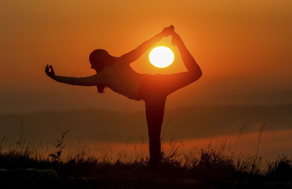 joga, cvičenie, Slnko, meditácia,