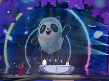 Čína Olympijské ZOH 2022 panda lampión maskot