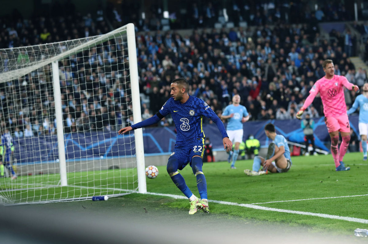Hakim Ziyech sa teší z gólu.