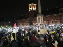 poľsko, protest