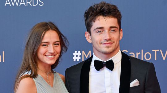 Charles Leclerco's girlfriend (Ferrari) ...