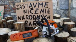 Protest / Reforma národných parkov /