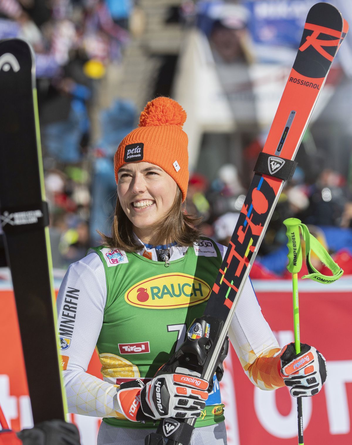 Rakúsko Lyžovanie SP Ženy Obrovský Slalom