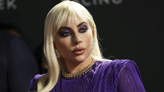 Actress and singer Lady Gaga premieres ...