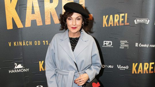 Speváčka Beáta Dubasová na premiére dokumentu...