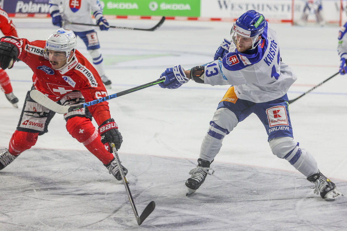Michal Krištof v reprezentačnom drese.