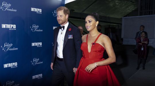 Princ Harry a jeho manželka Meghan Markle...