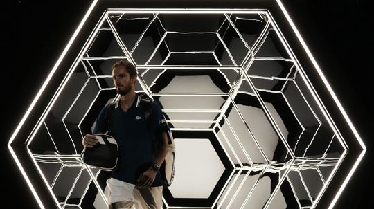 1. He started playing tennis at the age of nine, which is ...