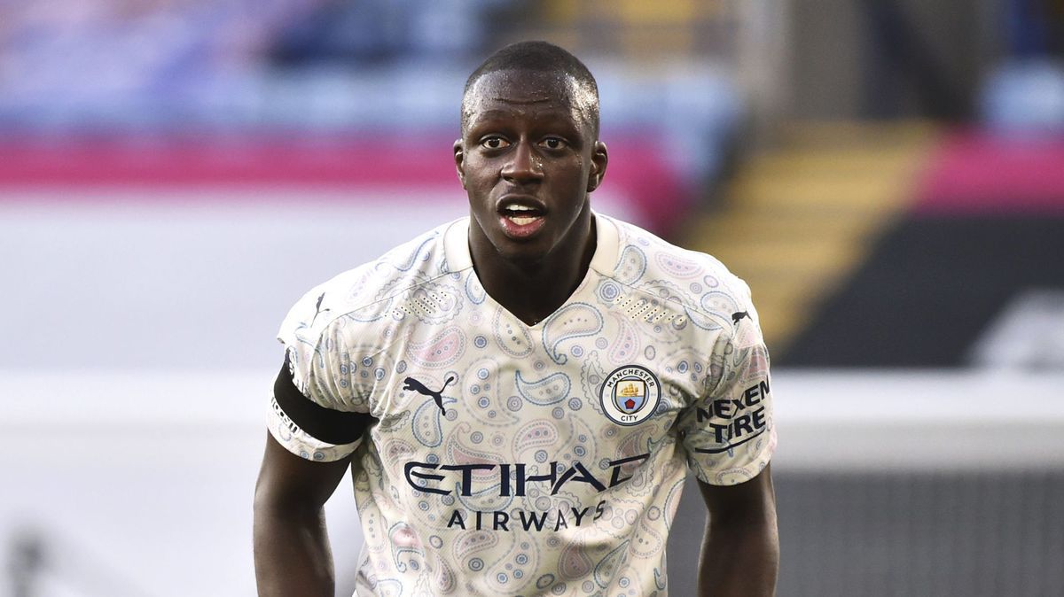 Benjamin Mendy v drese Manchestru City.