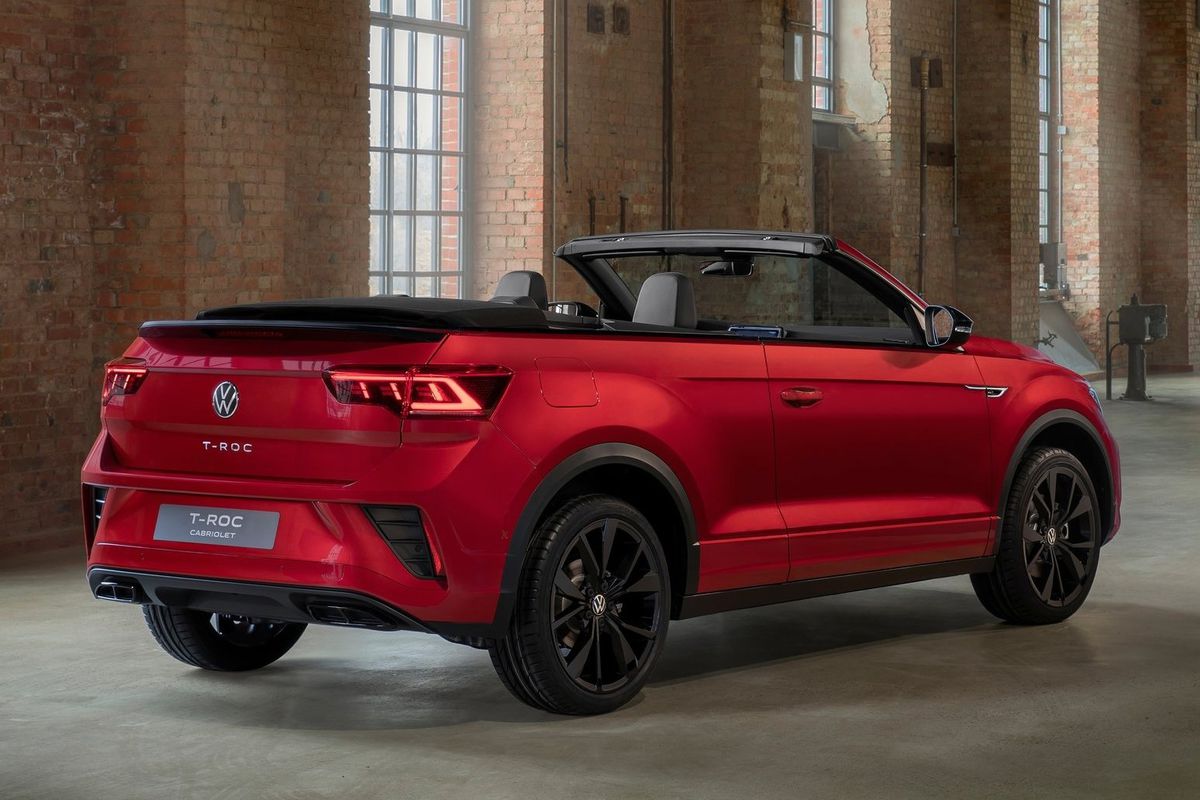 An unusual convertible has also undergone modernization, ...