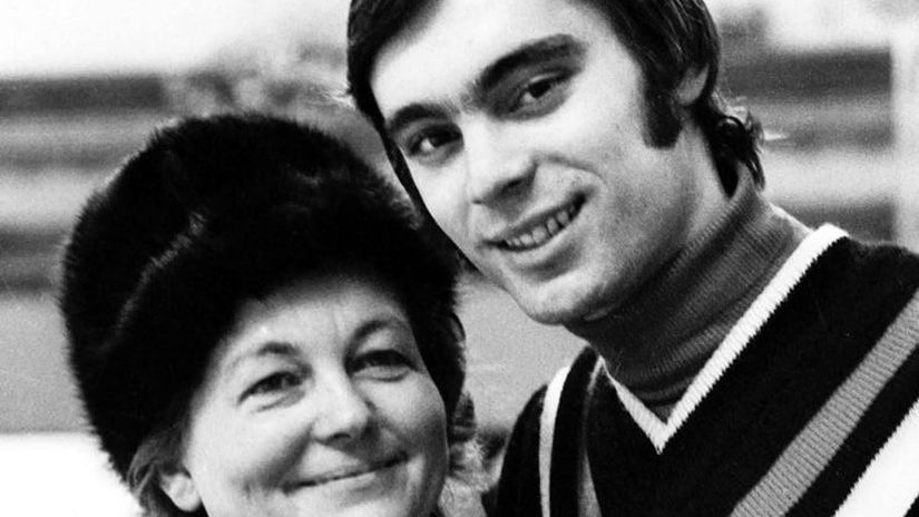 Hilda Múdra s Ondrejom Nepelom v marci 1973.