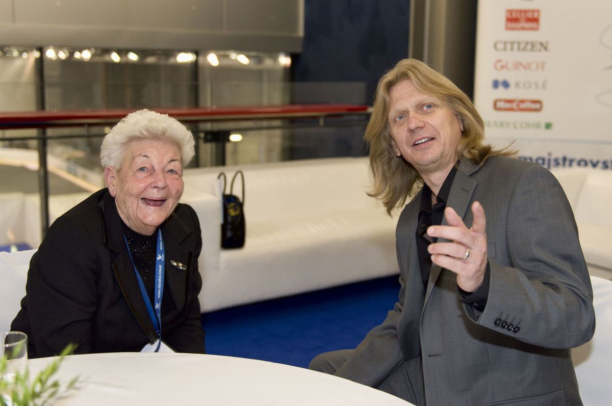 Hilda Múdra s Jozefom Sabovčíkom v januári 2016.