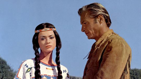 Maria Versini a Lex Barker v roku 1963.