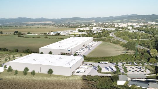 Vizualizácia priemyselného parku 