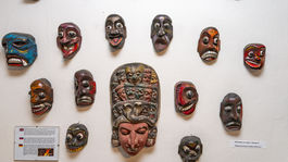 Lišov, masky, Múzeum masiek, Srí Lanka, Cejlón