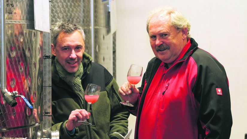 enológ Jean-Daniel Angibaud, Jozef Mikloš, ružové vínp