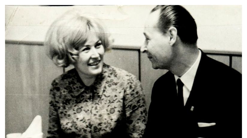 Dana Hermannová, Alexander Dubček, Uhrovec, 1968