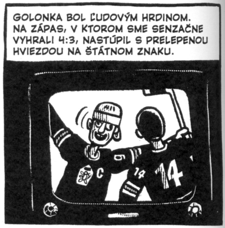 V komikse nechýba ani slávny Golonka.