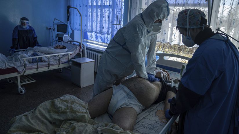 Ukrajina Koronavírus Nemocnice Úmrtia