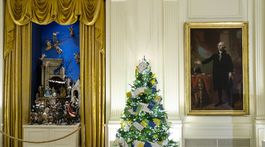 Vianočná výzdoba Bieleho domu.