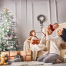 rodina, Vianoce, radosť, darčeky, deti