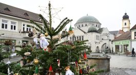 Trenčín Vianoce advent stromčeky