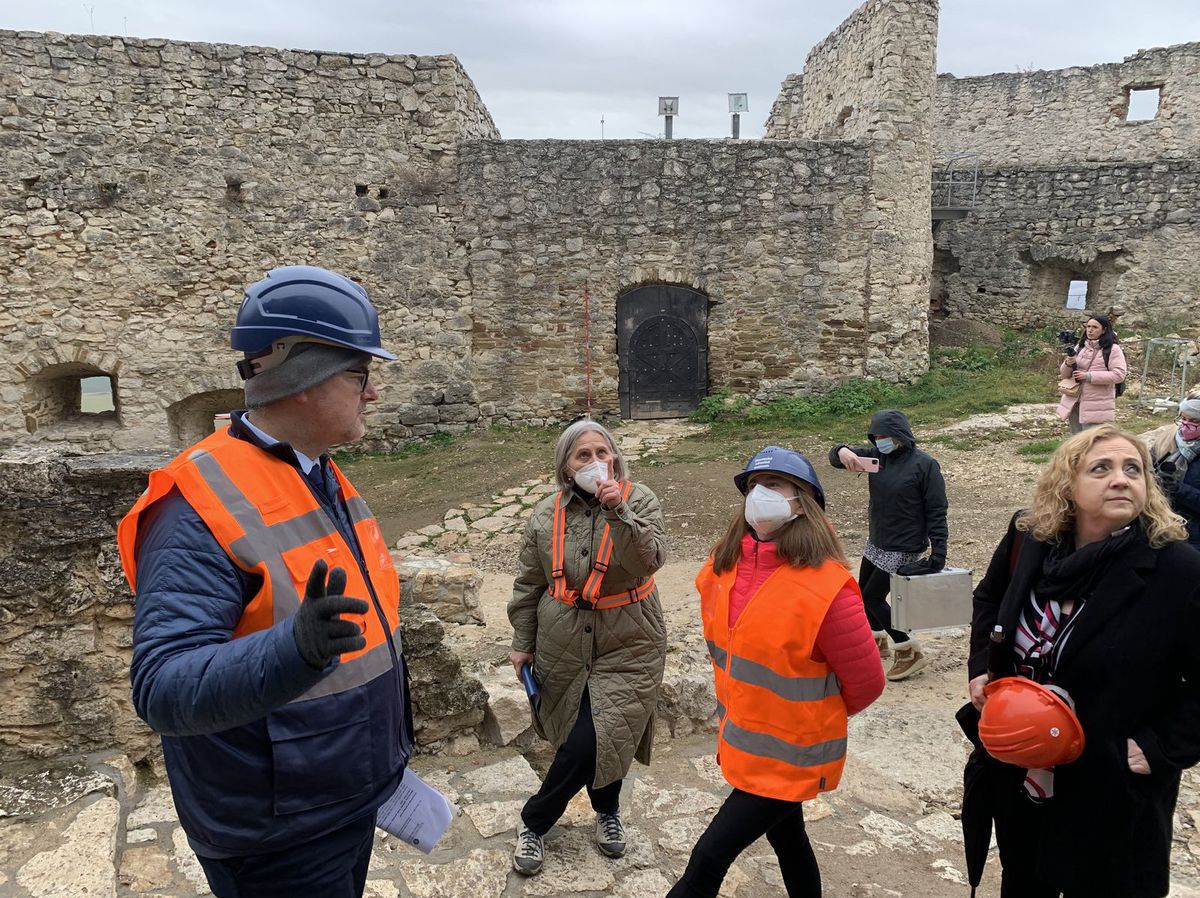 Spišský hrad, 19. 11. 2021. Rekonštrukcia...