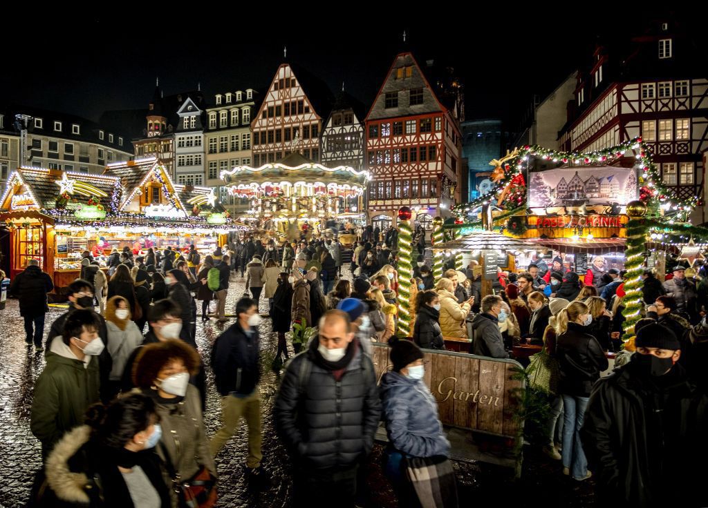 Nemecko, Frankfurt, vianočné trhy Vianoce