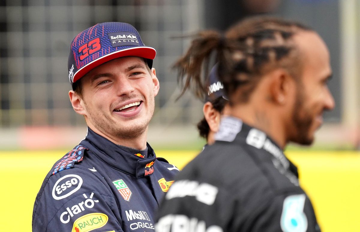 Max Verstappen a Lewis Hamilton.