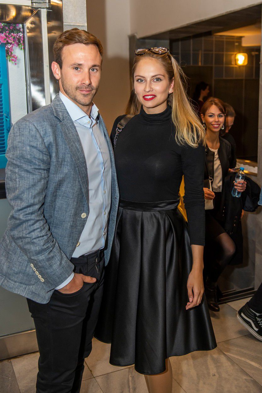 Modelka Tereza Bizíková a herec Marek Fašiang.