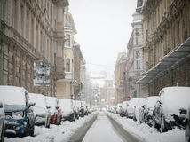 Na Bratislavu sa sypal sneh
