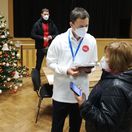 Eduard Heger a Vladimír Lengvarský očkovali v Ivachnovej