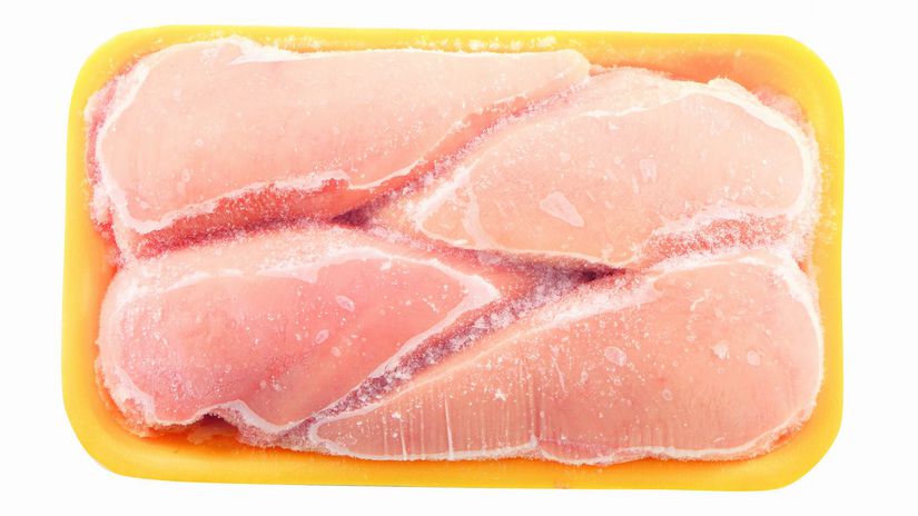 mrazené mäso, hydina