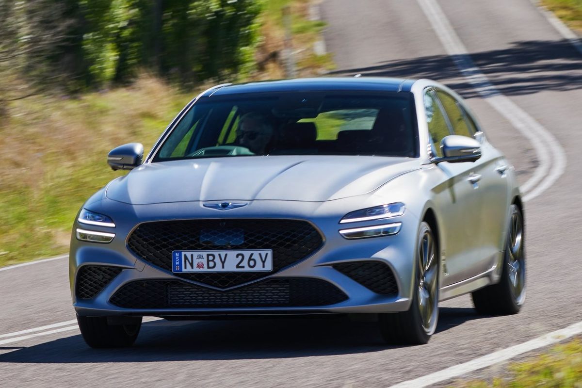 Jediný diesel v zostave, Genesis G70, skončil s...