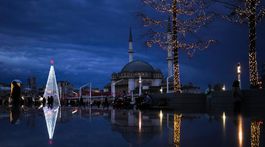 Istanbul, Turecko, Vianoce, mešita