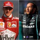 Michael Schumacher, Lewis Hamilton, Fernando Alonso.