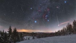 Maximum meteorickeho roja Kvadrantid v Oravskej Lesnej v roku 2020.
