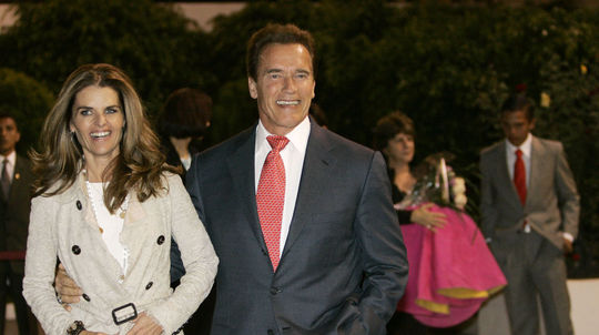 Arnold Schwarzenegger and Maria Shriver in ...