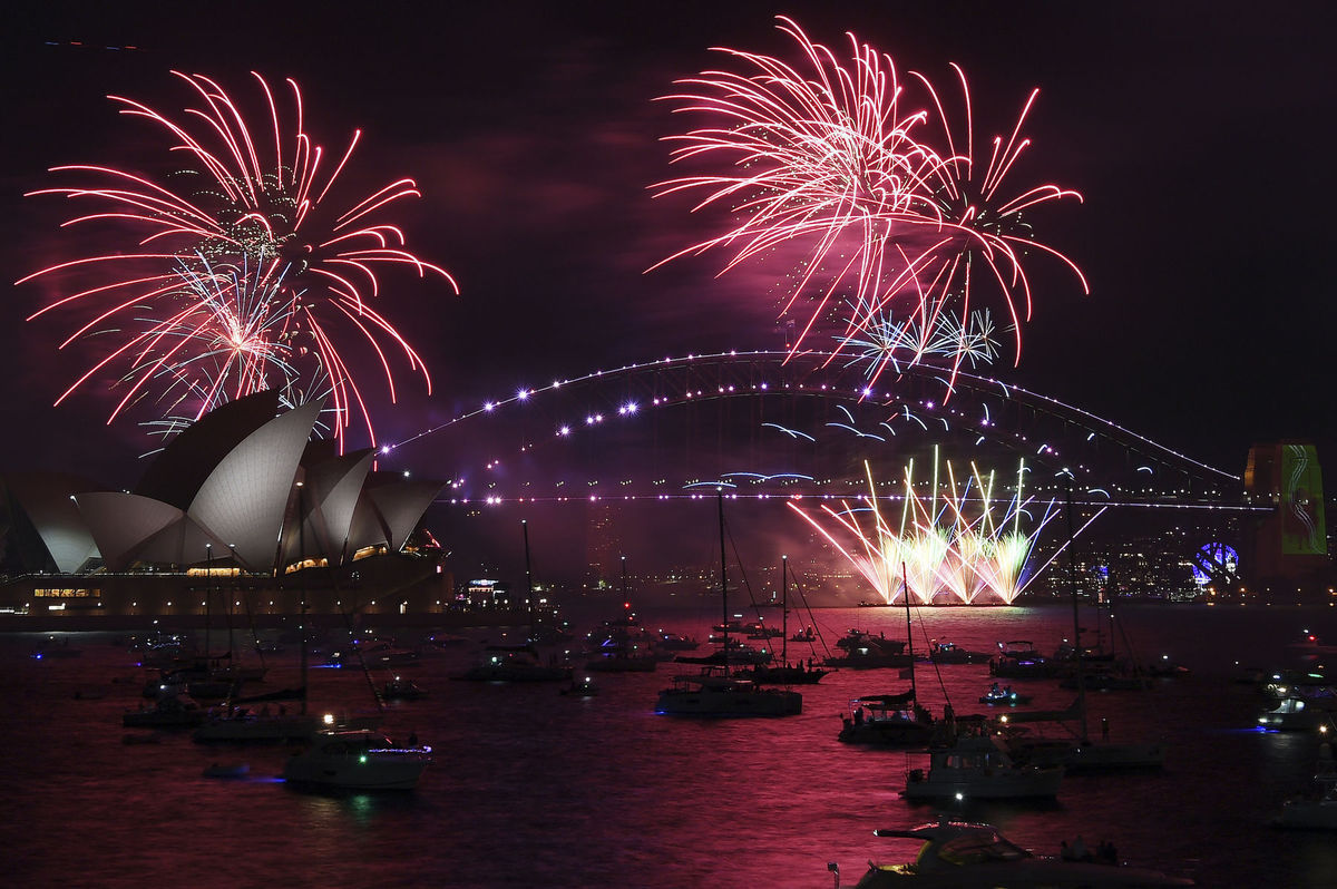 Austrália, Sydney, nový rok 2022