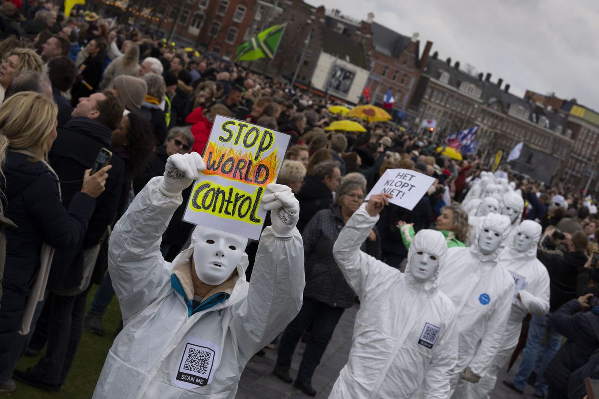 Holandsko, koronavírus, protesty