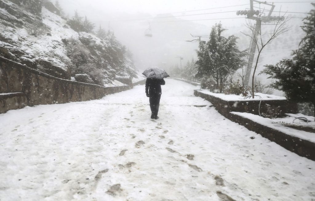Irán, sneh, zima