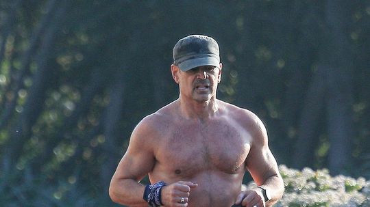 Herec Colin Farrell počas svojho tréningu v...