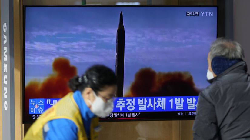 Kórea KĽDR raketa balistická odpálenie